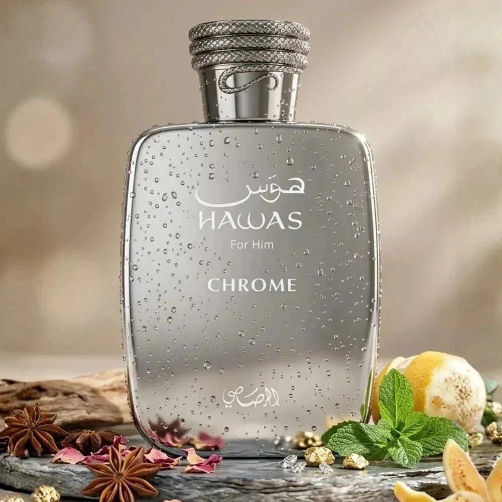 Rasasi Hawas For Him Chrome EDP 100 ML 3
