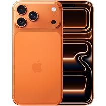 Apple iPhone 17 Pro Max 256 GB: 6.9-inch Display with ProMotion, A19 Pro Chip, Best Battery Life in Any iPhone Ever, Pro Fusion Camera System, Center Stage Front Camera; Cosmic Orange