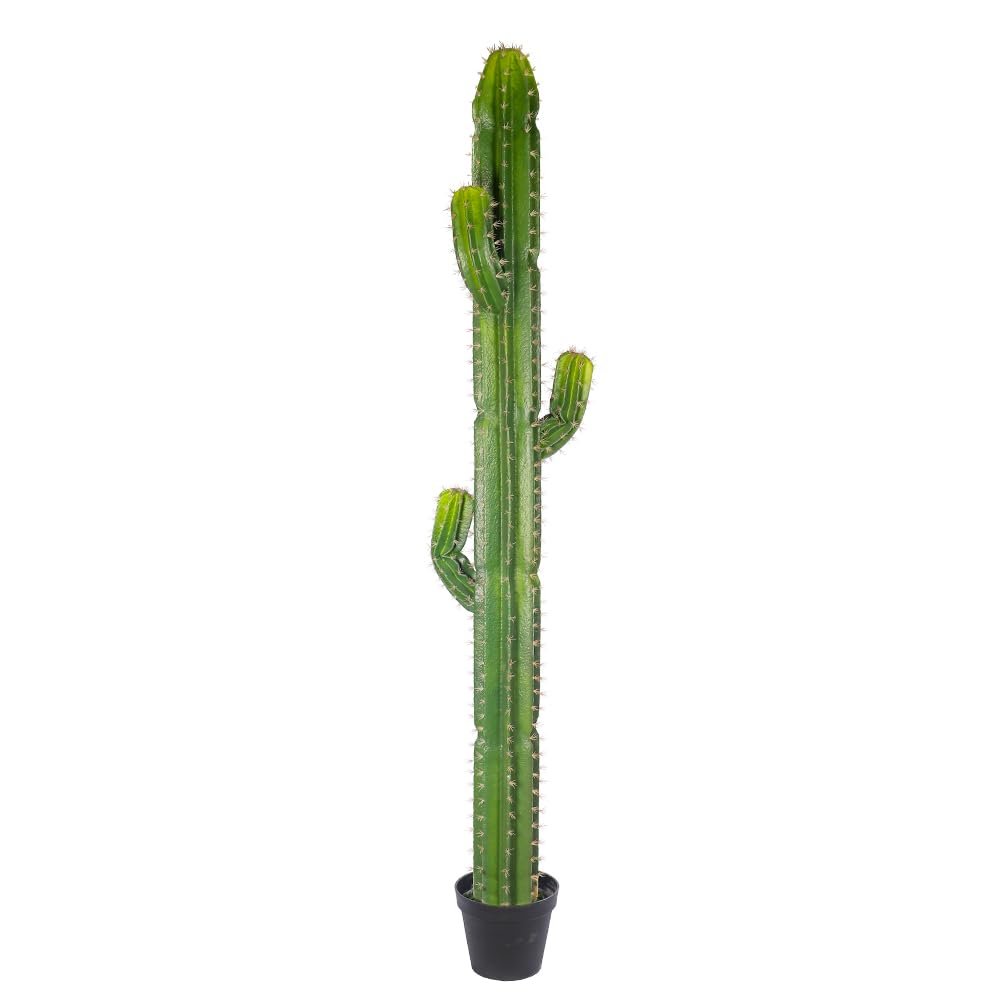 Yatai Decor Artificial Cactus Plants, Lifelike Artificial Plants, Sturdy & Long-Lasting Fake Tree Plant, Vibrant Green Easy Care & No Maintenance For Fake Plants Ideal for Home & Office (220cm)