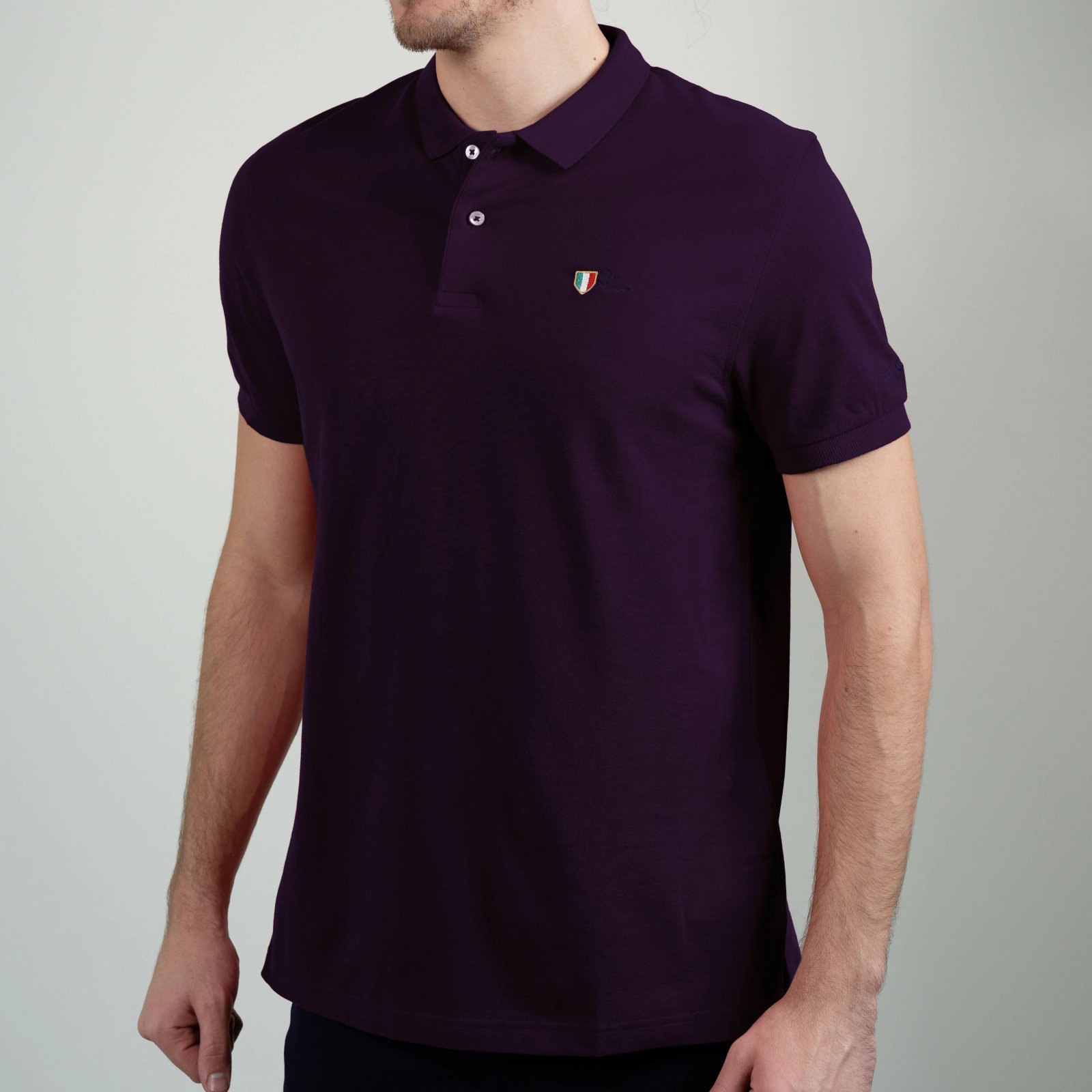 Via Milano T-shirts Polo Dark Purple