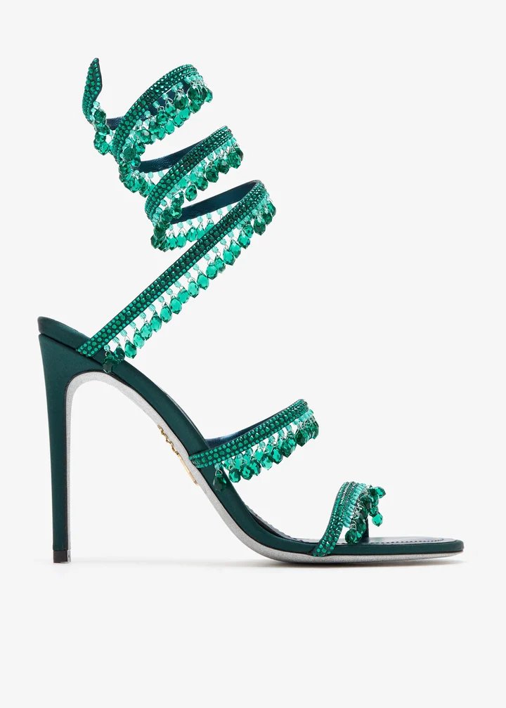 Chandelier crystal sandals