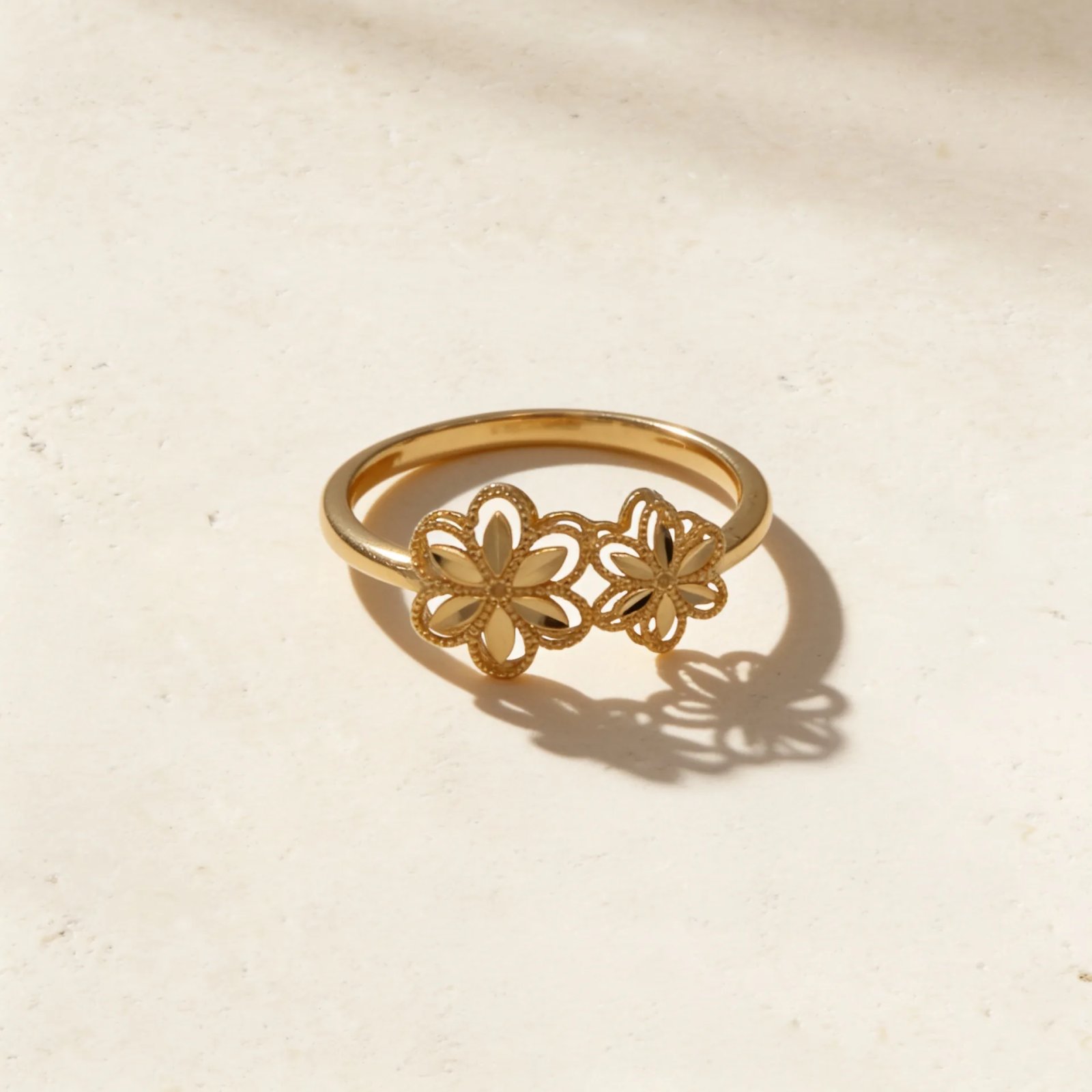 Floret Ring in 21K Yellow Gold