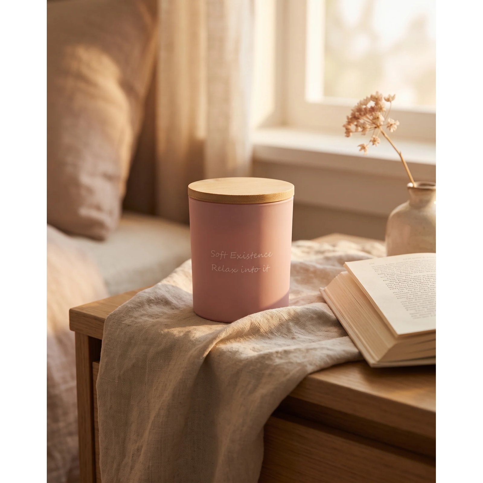 Nocturne Scented Soy Candle, Black Coffee & Vanilla (Opium) 3