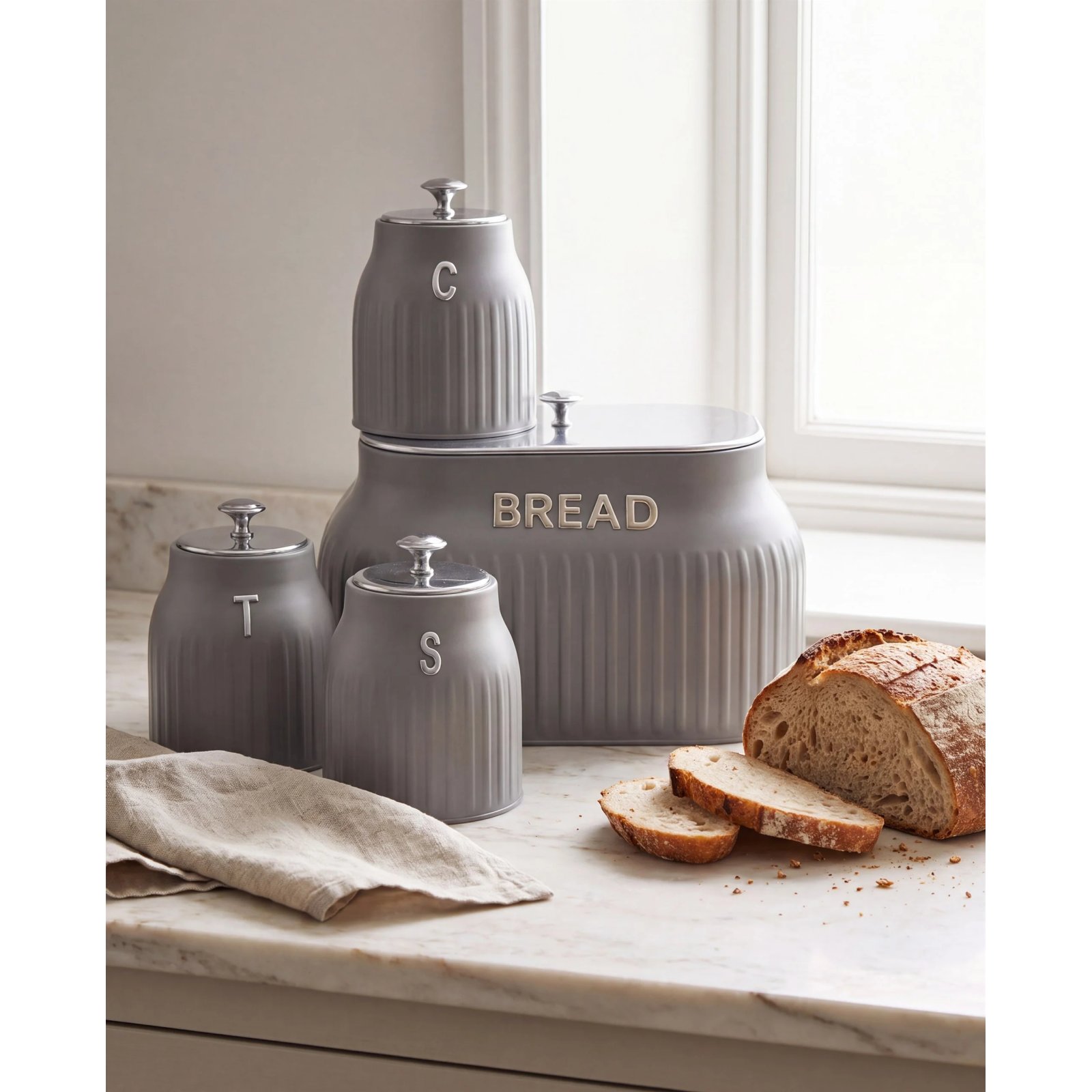 Atelier Grey 4-Piece Kitchen Storage Set 3