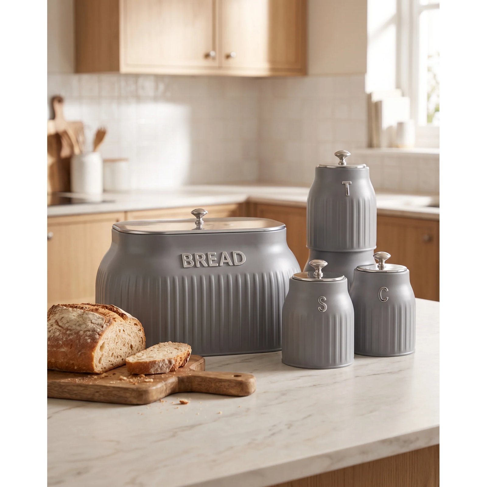 Atelier Grey 4-Piece Kitchen Storage Set 2