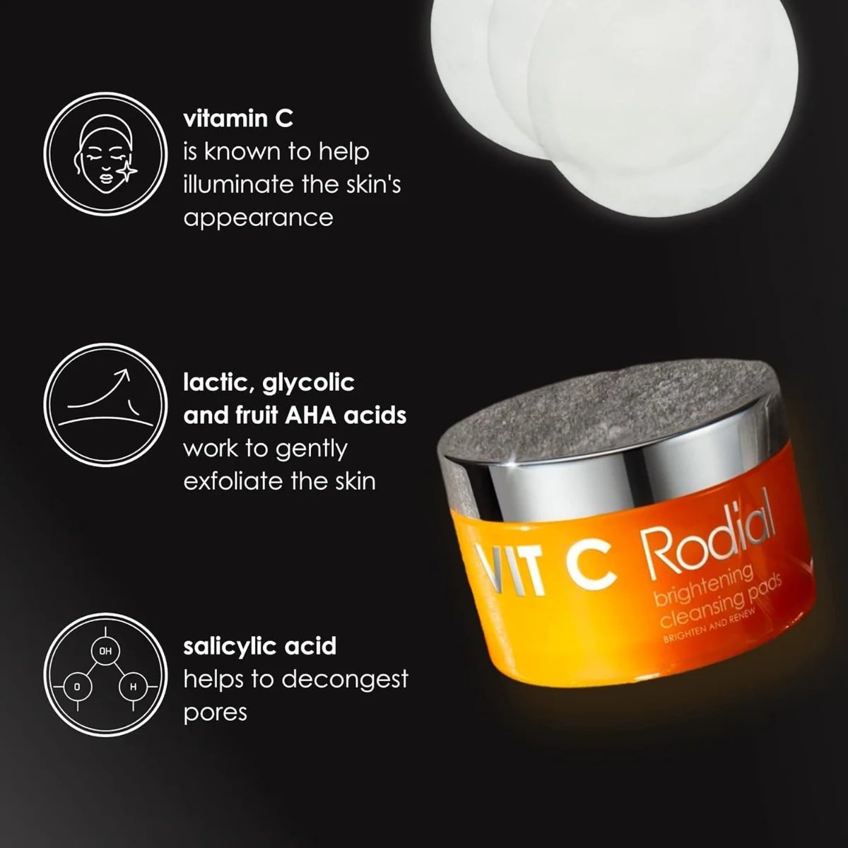 Rodial Vitamin C Brightening Pads (50 pads) 2
