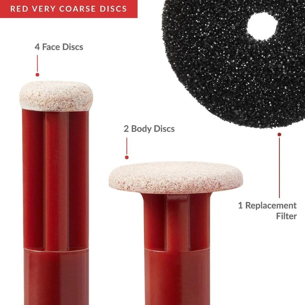 PMD Red Very Coarse Replacement Discs 4