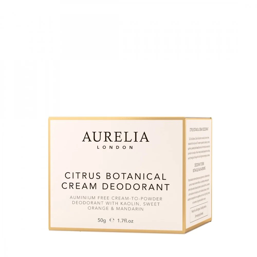 Aurelia London Citrus Botanical Cream Deodorant 50g 3