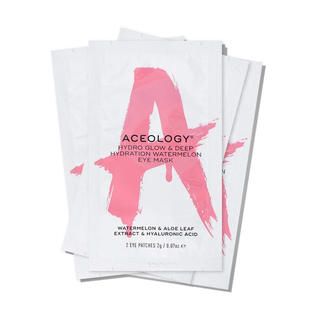 Aceology Hydro Glow & Deep Hydration Watermelon Eye Mask (4 pack) 3