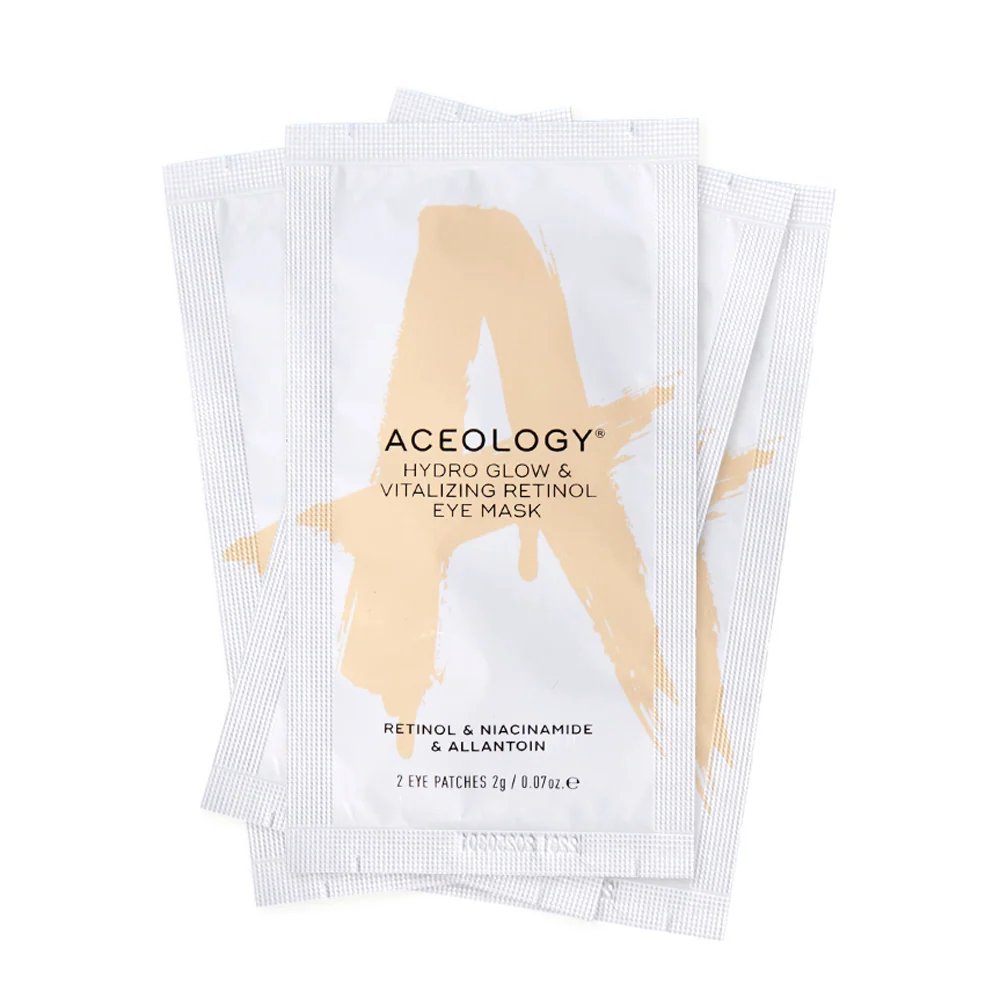 Aceology Hydro Glow & Vitalizing Retinol Eye Mask (4 pack) 3