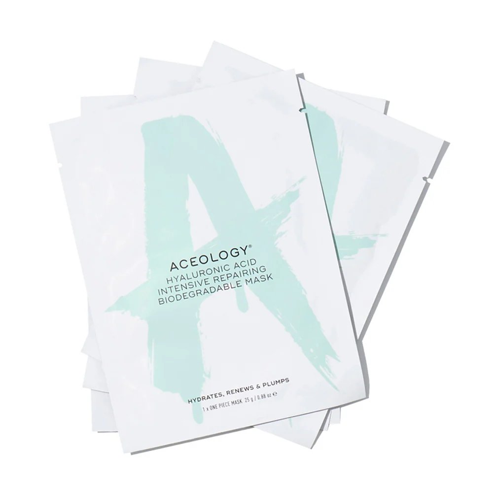 Aceology Hyaluronic Acid Intensive Reparing Biodegradable Mask (4 pack) 2