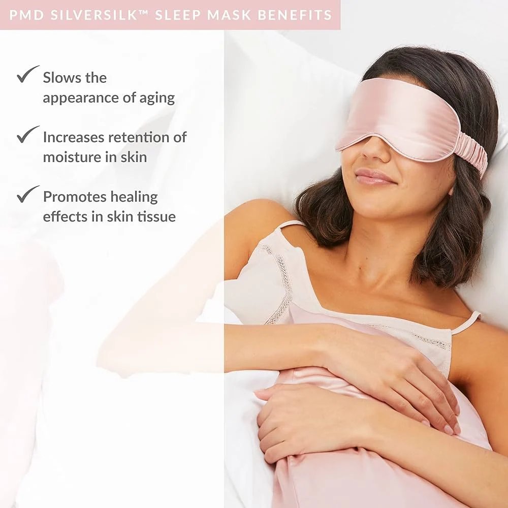 PMD Silversilk Sleep Mask Rose 2