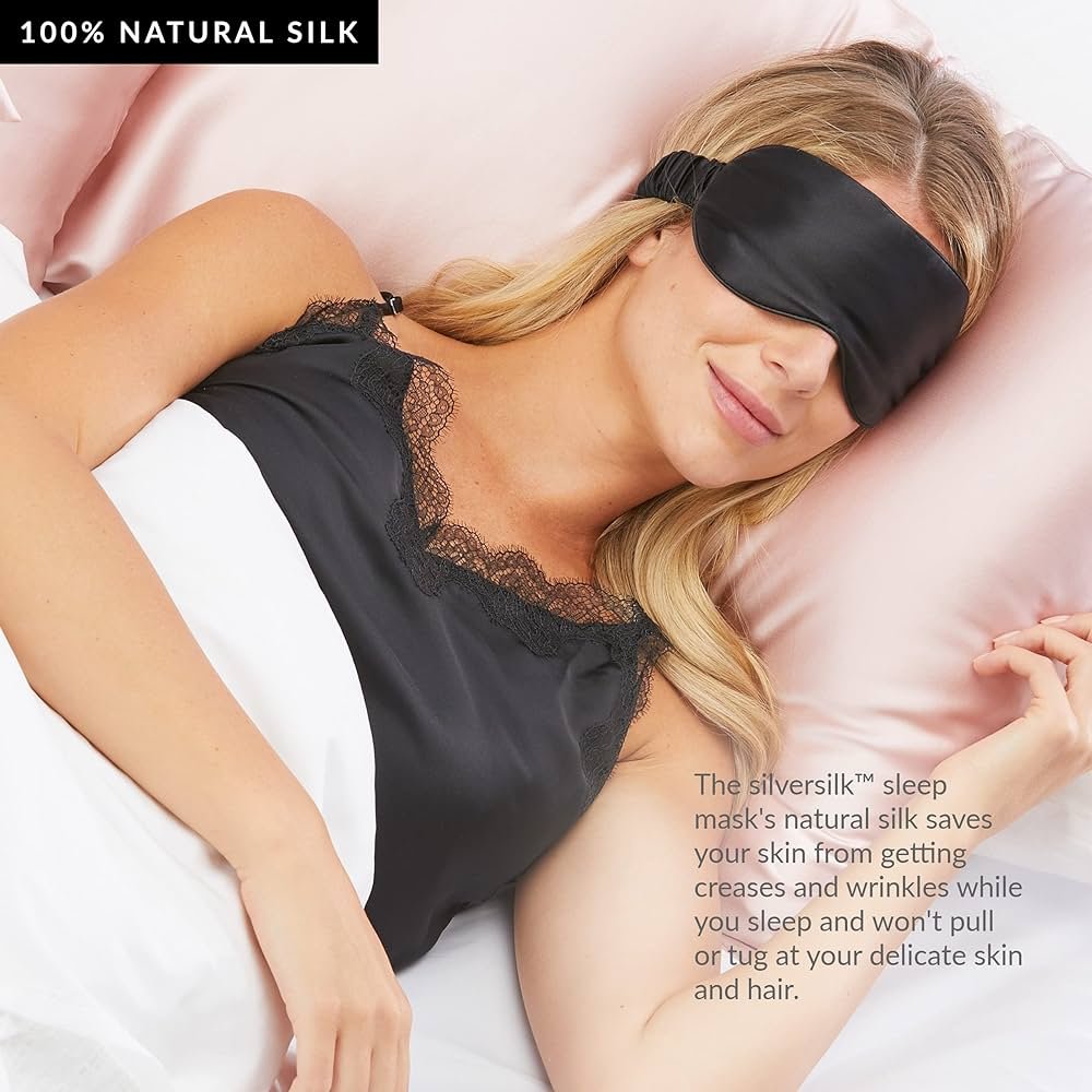 PMD Silversilk Sleep Mask Black 4
