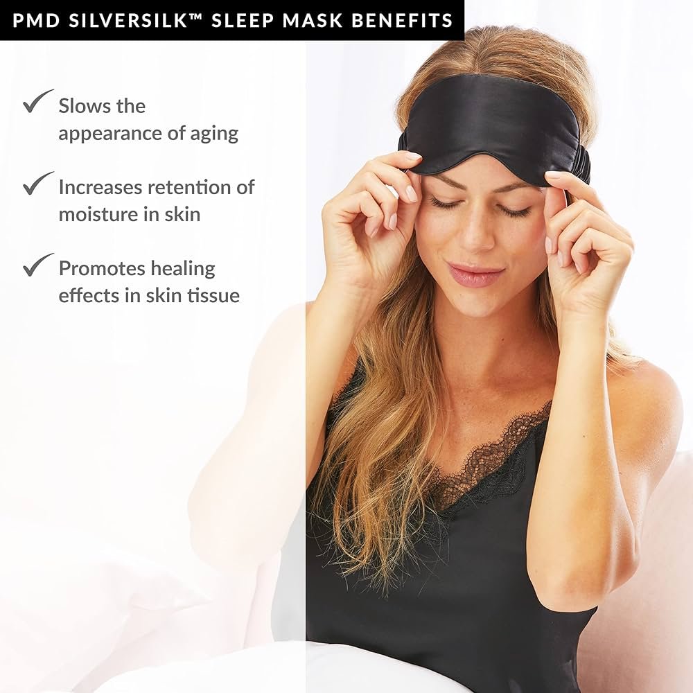 PMD Silversilk Sleep Mask Black 2