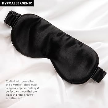 PMD Silversilk Sleep Mask Black 6