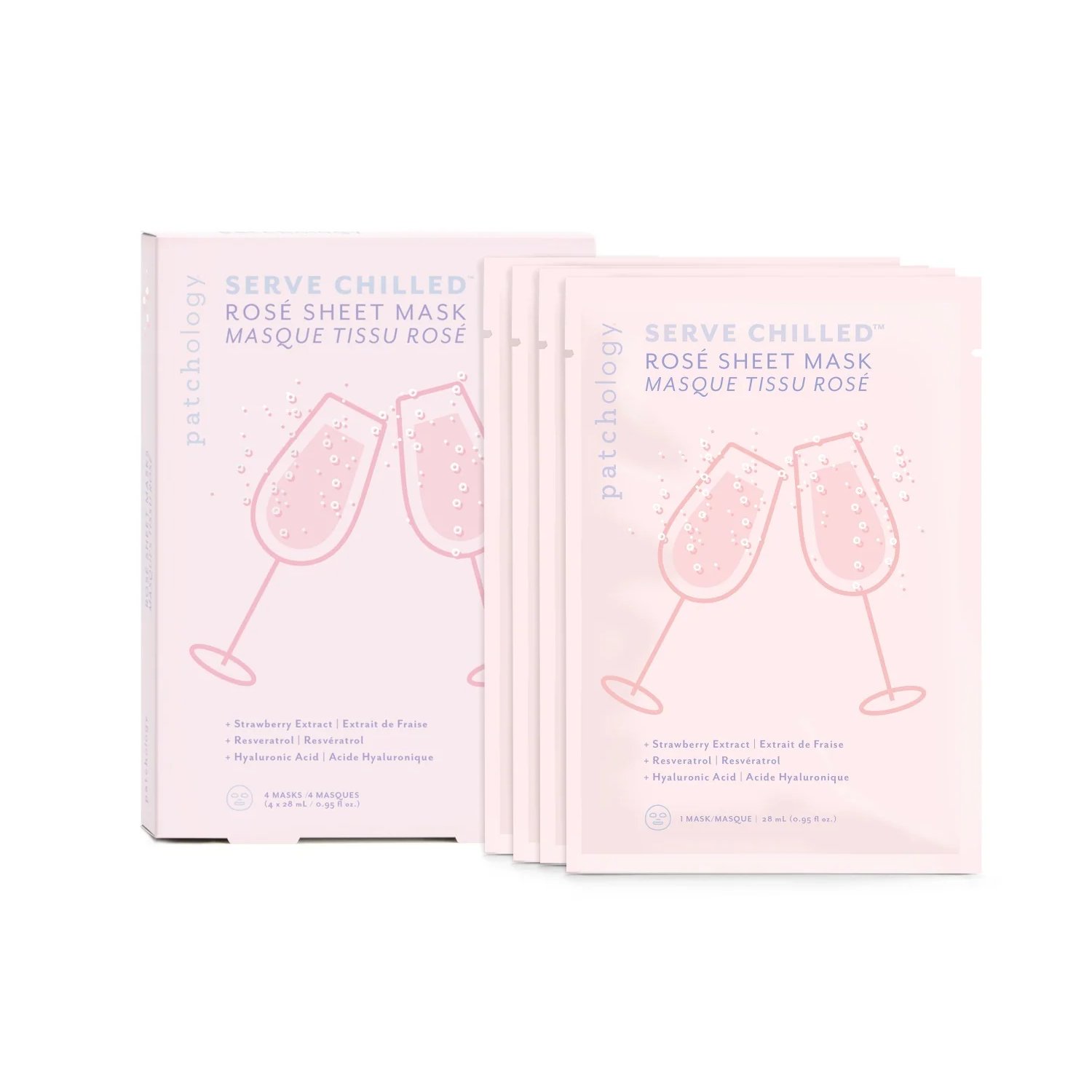 Patchology Serve Chilled Rose Sheet Mask - 4 Pack 2