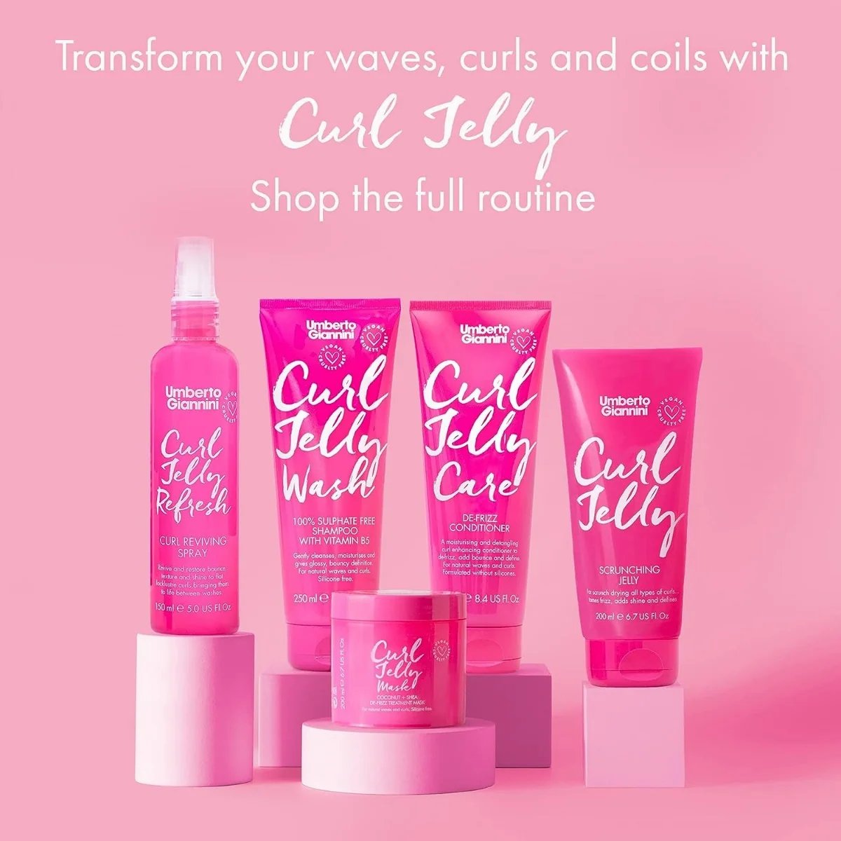 Umberto Giannini Curl Jelly Scrunching Jelly 200ml 3