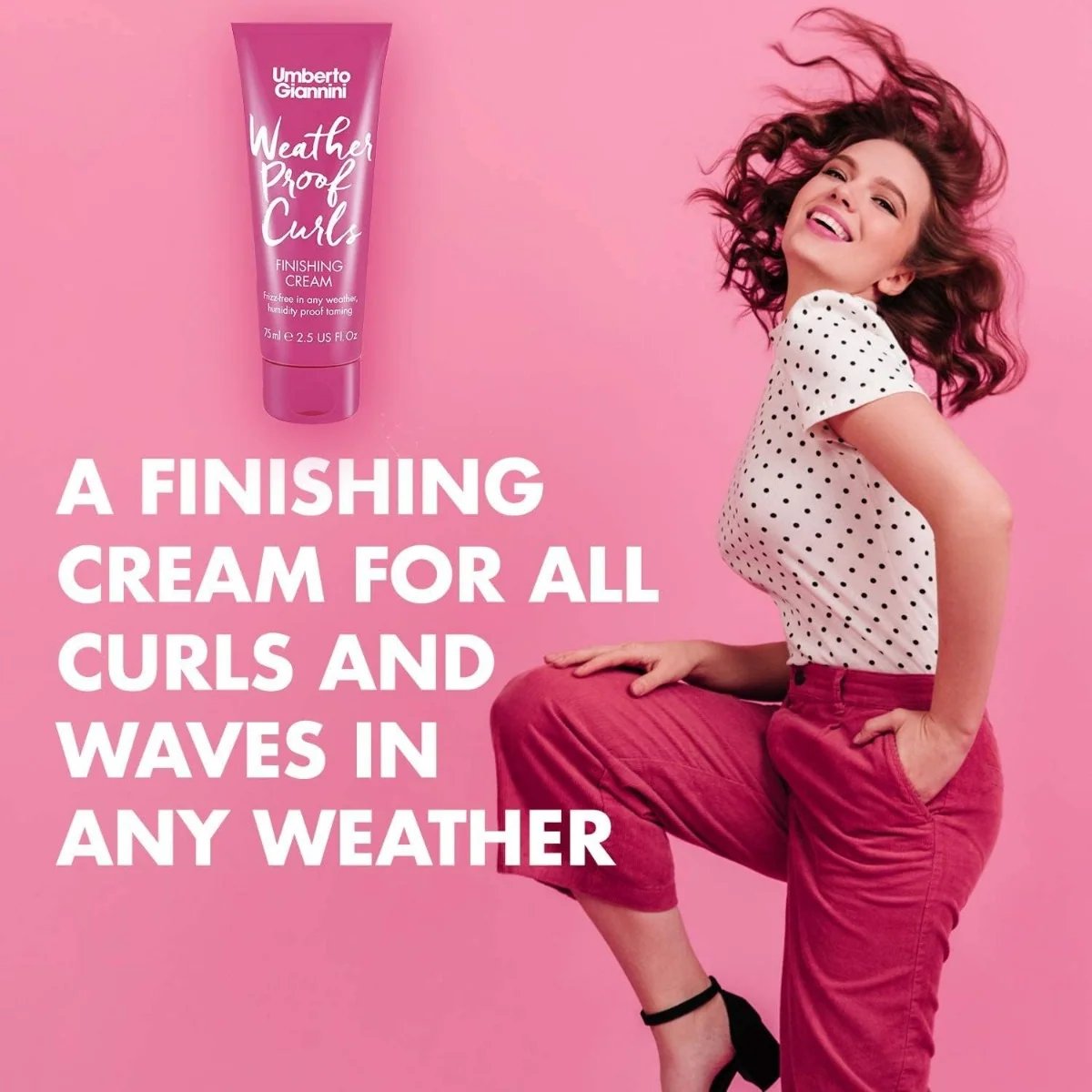 Umberto Giannini Weatherproof Curls Finishing Cream 75ml 4