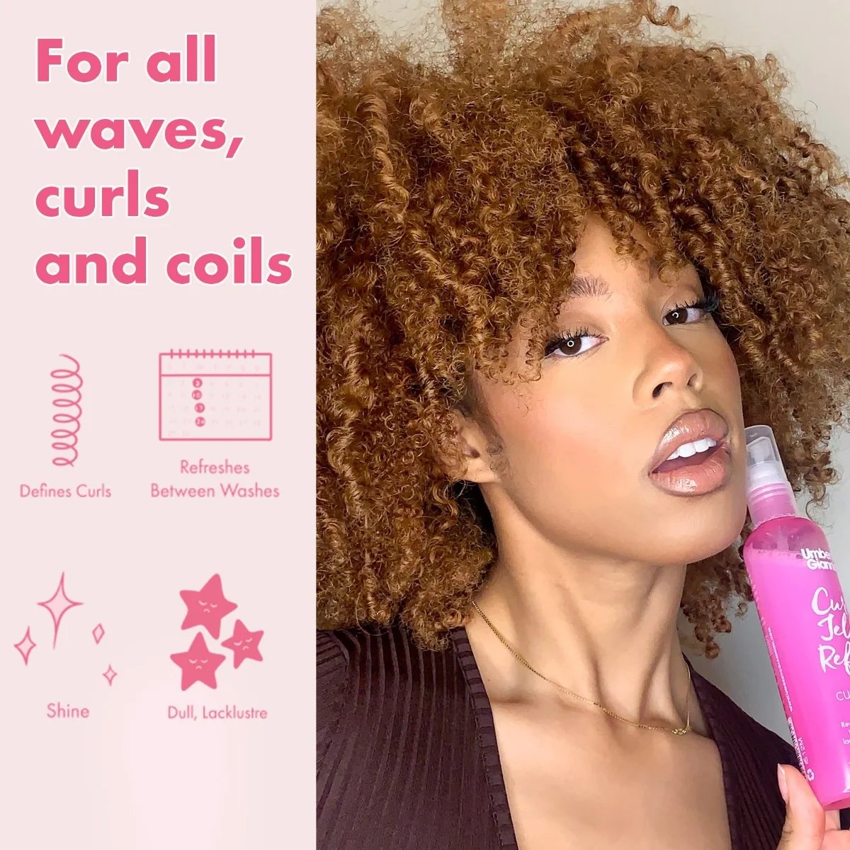 Umberto Giannini Curl Jelly Refresh 150ml 2