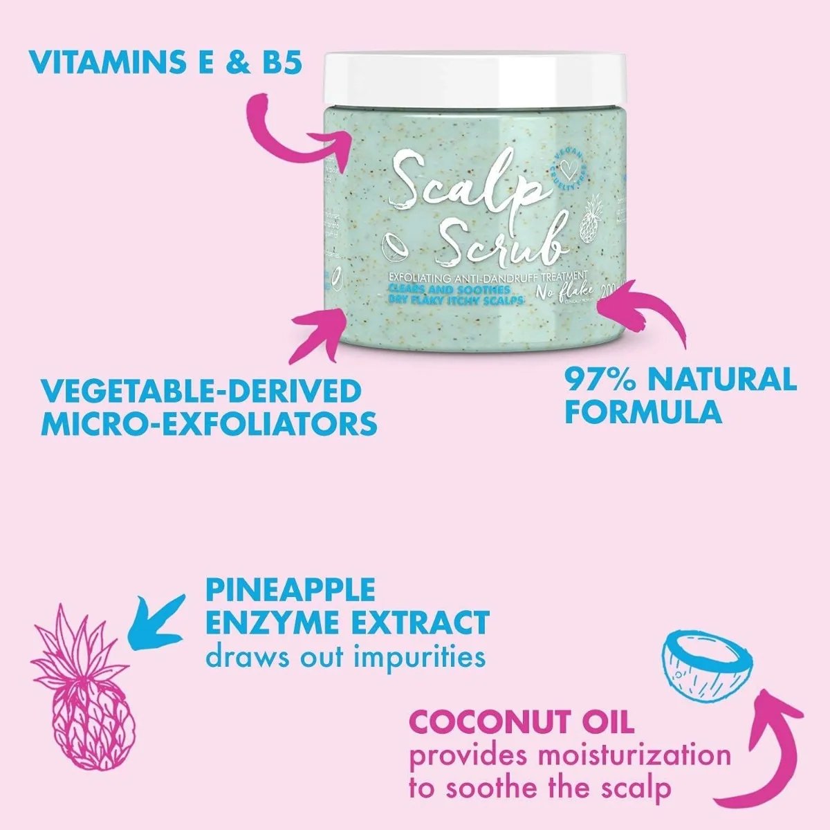Umberto Giannini Scalp Scrub 200g 4