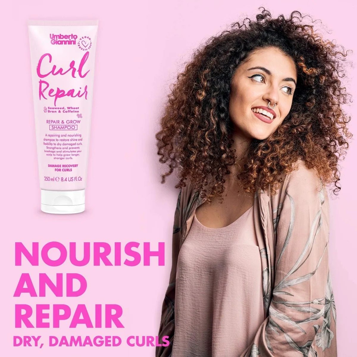 Umberto Giannini Curl Repair Shampoo 250ml 3