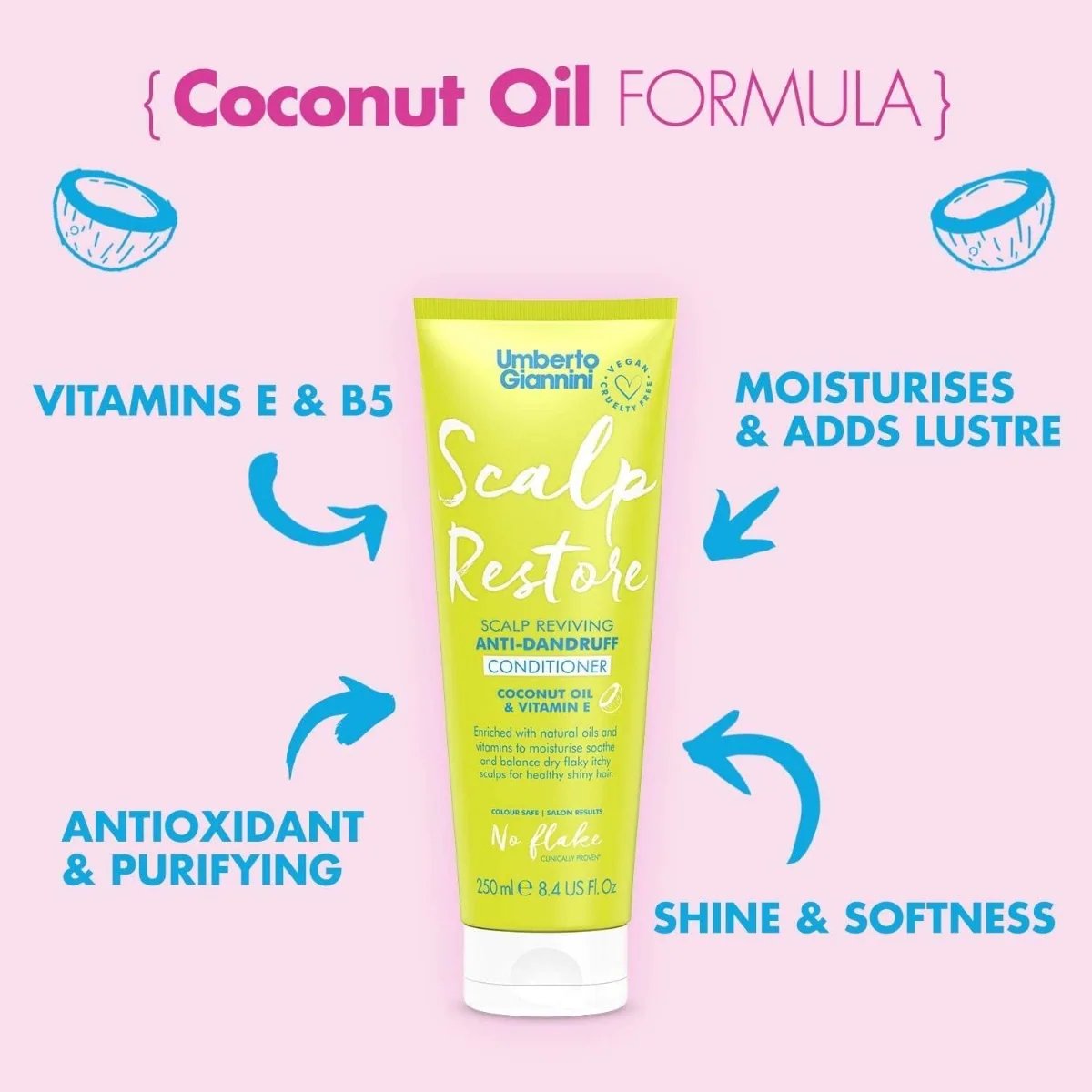 Umberto Giannini Scalp Restore Conditioner 250ml 4