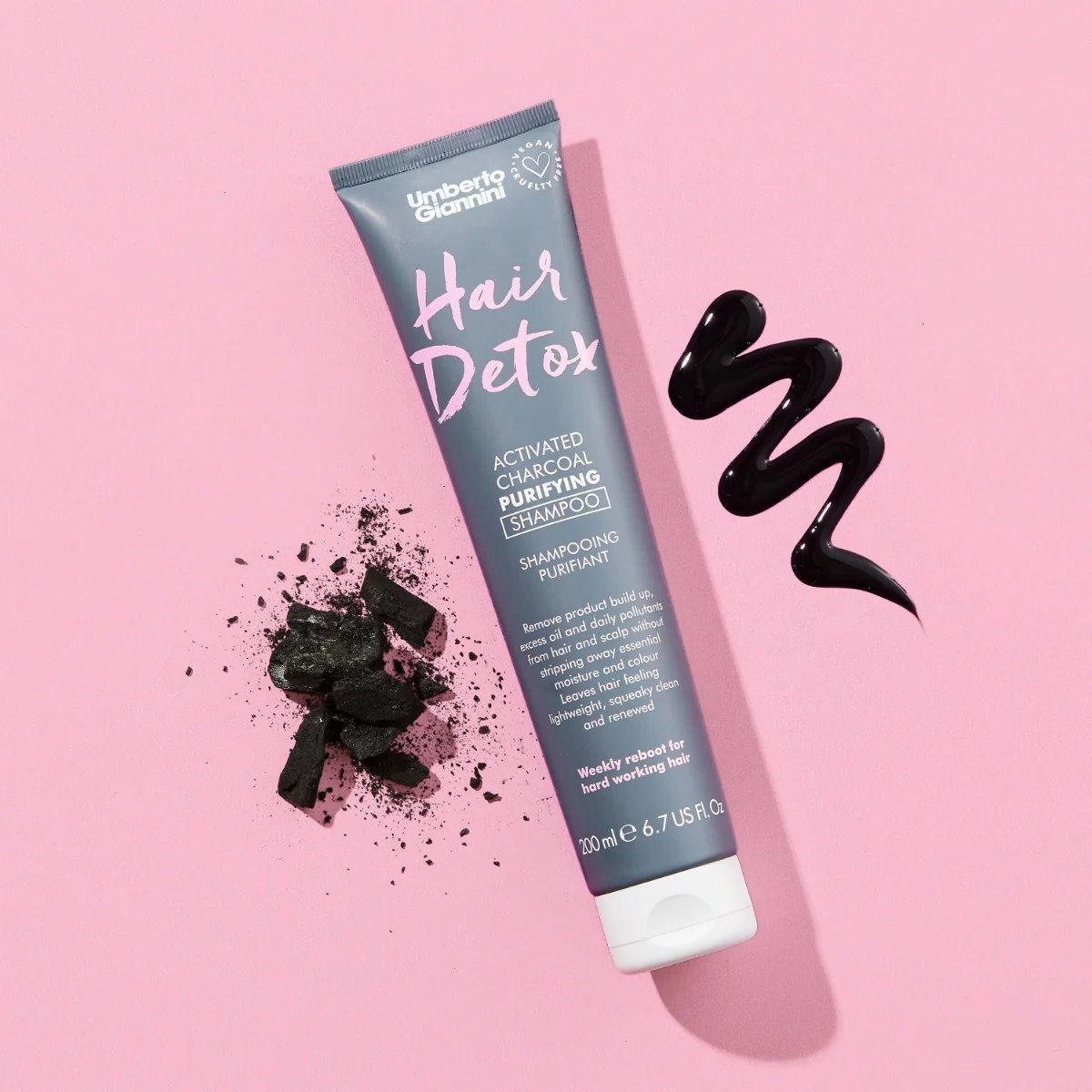 Umberto Giannini Charcoal Detox Shampoo 200ml 2