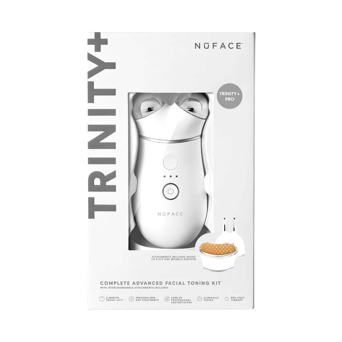 NuFACE TRINITY+ PRO Complete Advanced Facial Toning Kit (ELE & TWR Attachments) 6