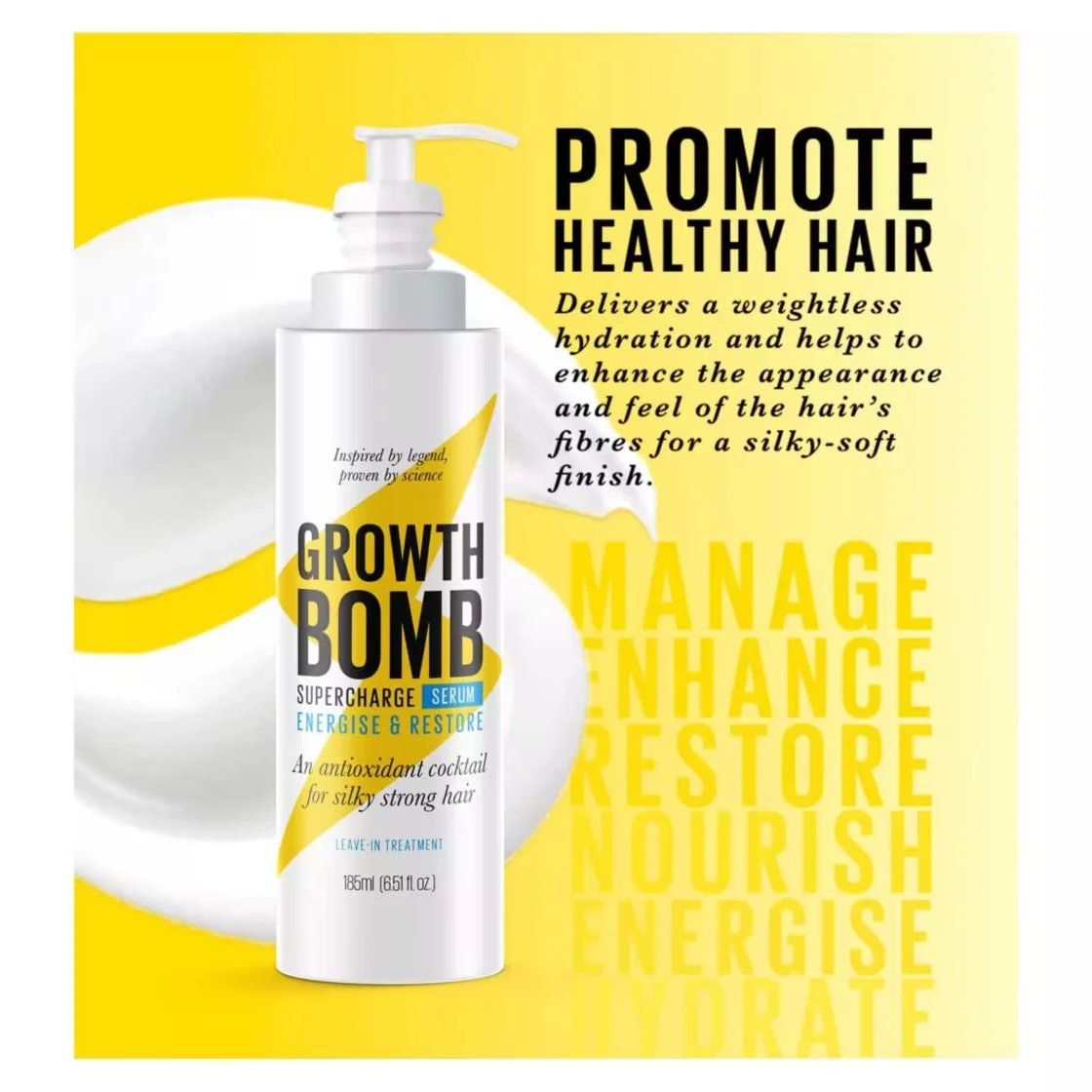 Growth Bomb Hair Growth Supercharge Serum 185ml 2