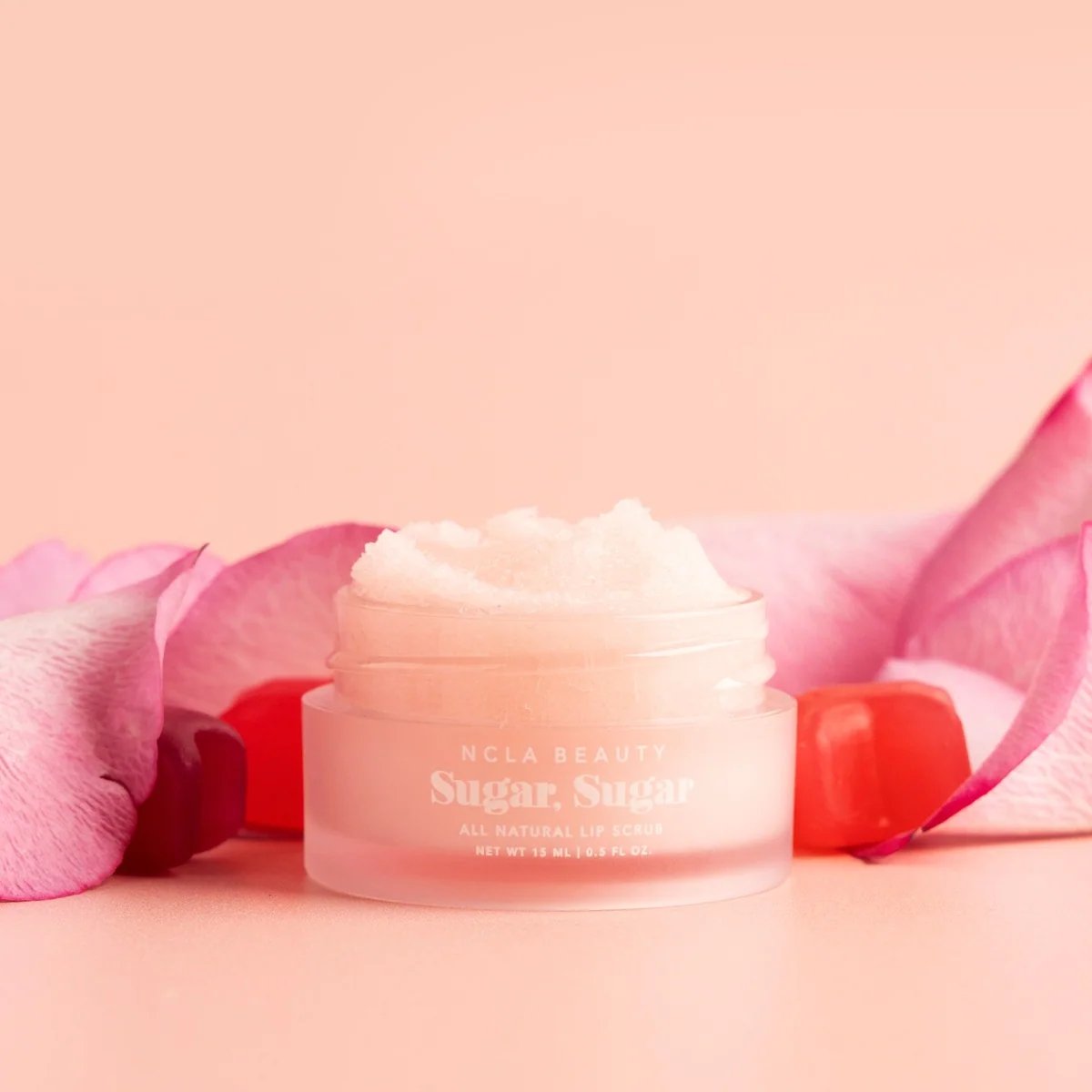 NCLA Beauty Sugar Sugar Candy Roses Lip Scrub 15ml 2