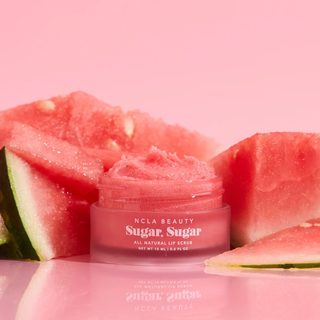 NCLA Beauty Sugar Sugar Watermelon Lip Scrub 15ml 2