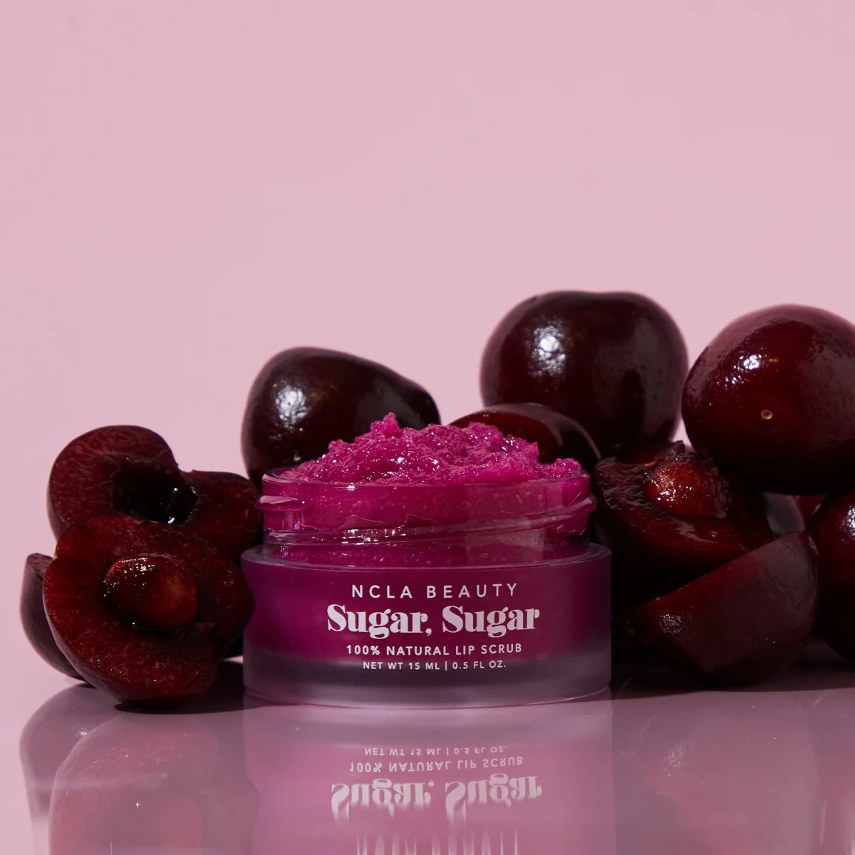 NCLA Beauty Sugar Sugar Black Cherry Lip Scrub 15ml 2