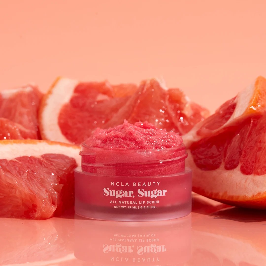 NCLA Beauty Sugar Sugar Pink Grapefruit Lip Scrub  15ml 2