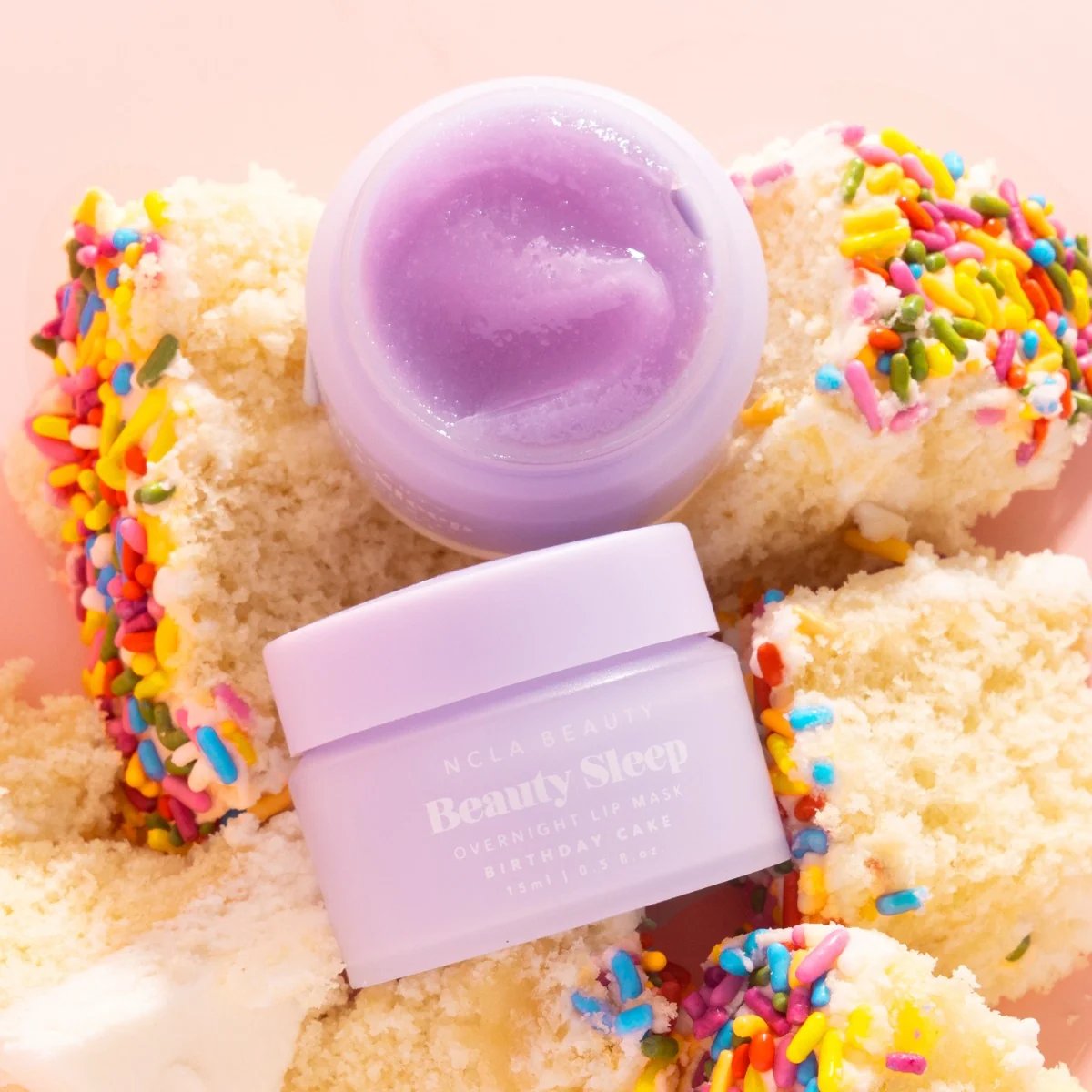 NCLA Beauty Beauty Sleep Birthday Cake Lip Mask  15ml 2
