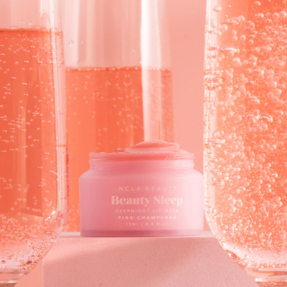 NCLA Beauty Beauty Sleep Pink Champagne Lip Mask 15ml 2