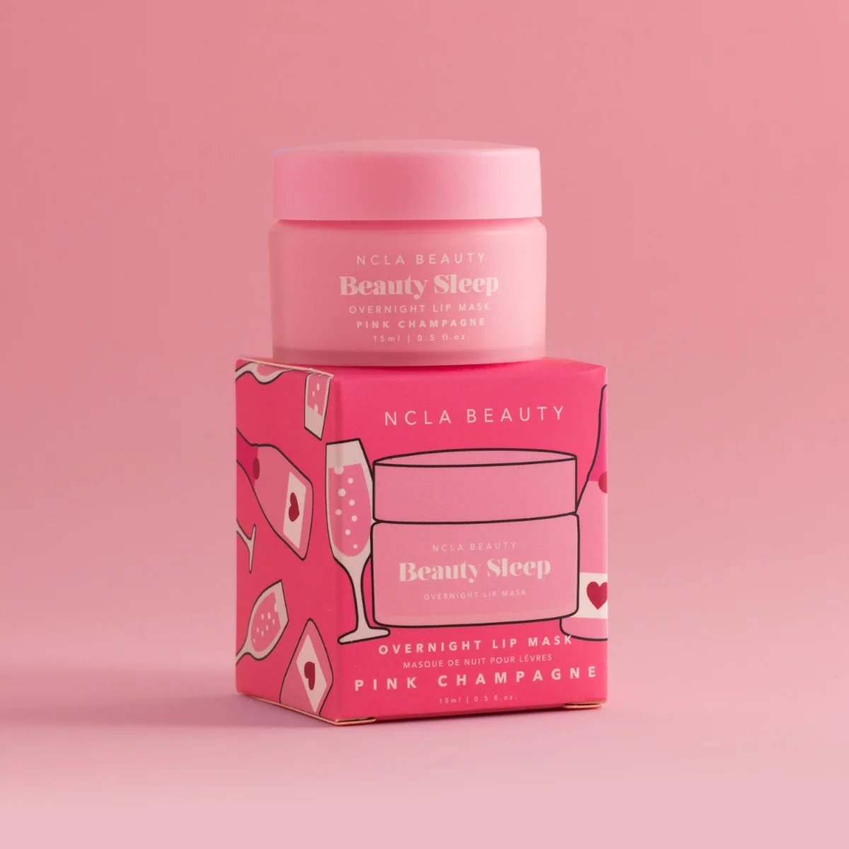 NCLA Beauty Beauty Sleep Pink Champagne Lip Mask 15ml 3
