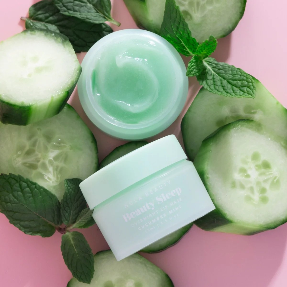 NCLA Beauty Beauty Sleep Cucumber Mint Lip Mask 15ml 3