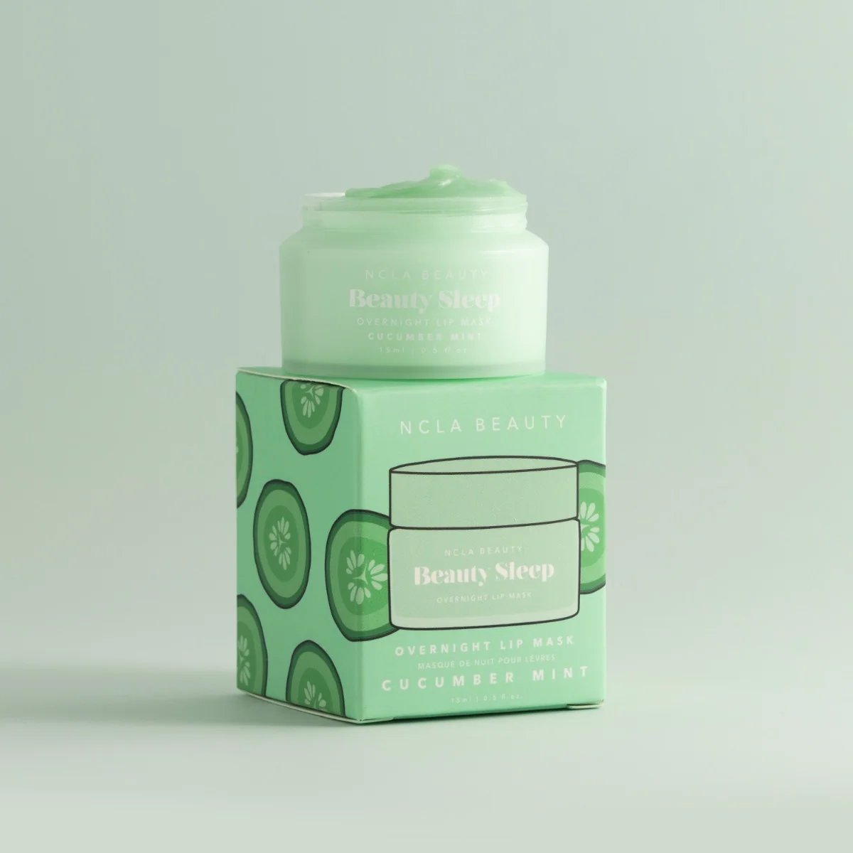 NCLA Beauty Beauty Sleep Cucumber Mint Lip Mask 15ml 2