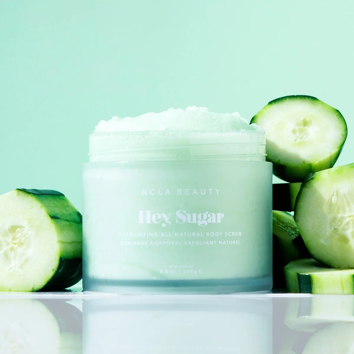NCLA Beauty Hey Sugar Cucumber Body Scrub 250ml 3