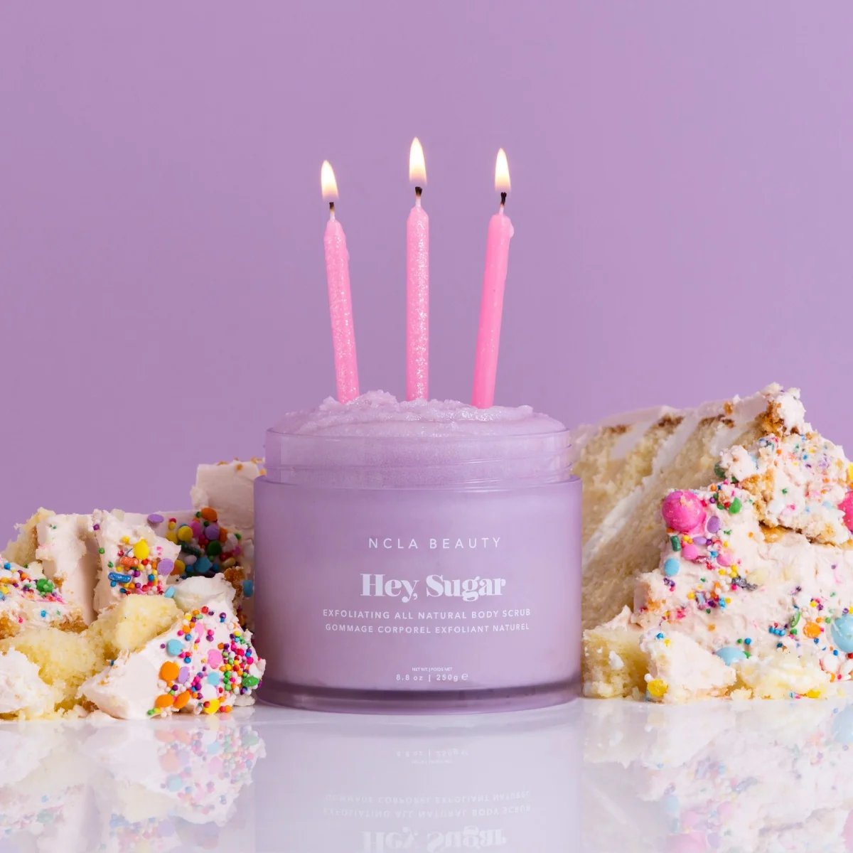 NCLA Beauty Hey Sugar Birthday Cake Body Scrub 250ml 2