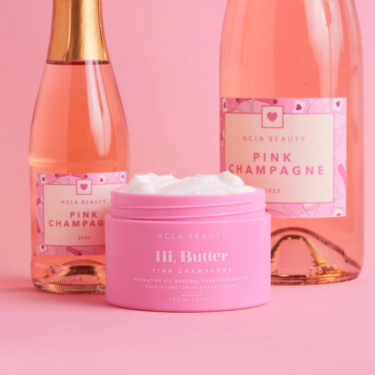NCLA Beauty Hi Butter Pink Champagne Body Butter 200ml 2