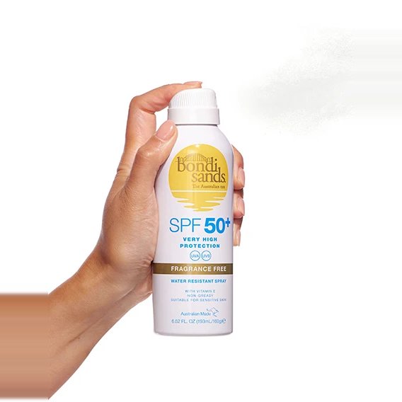 Bondi Sands SPF 50+ Aerosol Mist Spray Fragrance Free 2