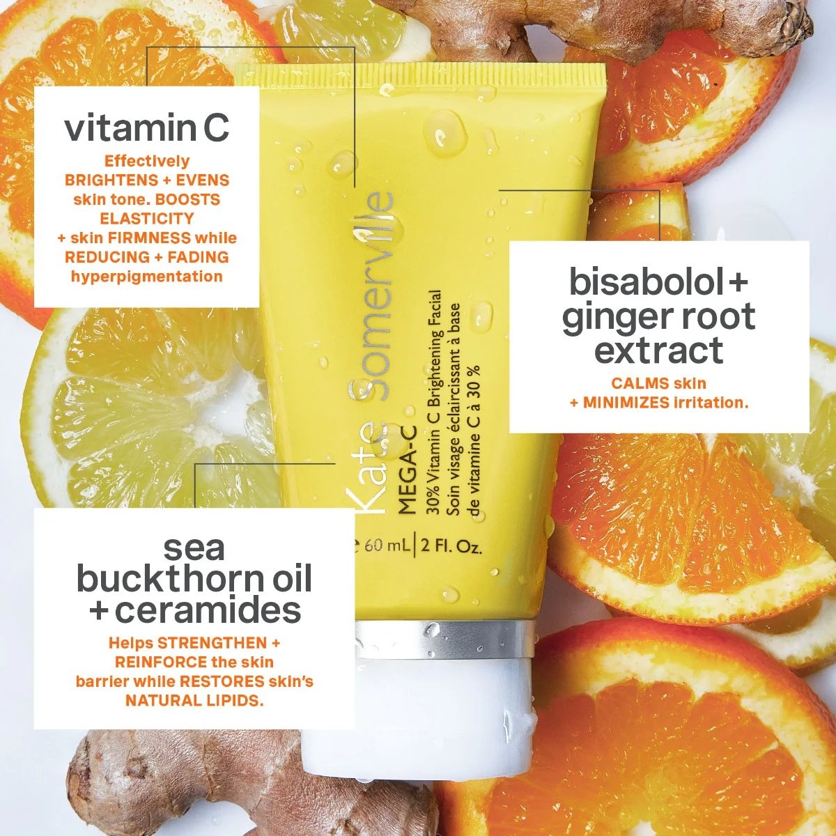 Kate Somerville Mega C 30% Vitamin C Brightening Facial 60ml 4