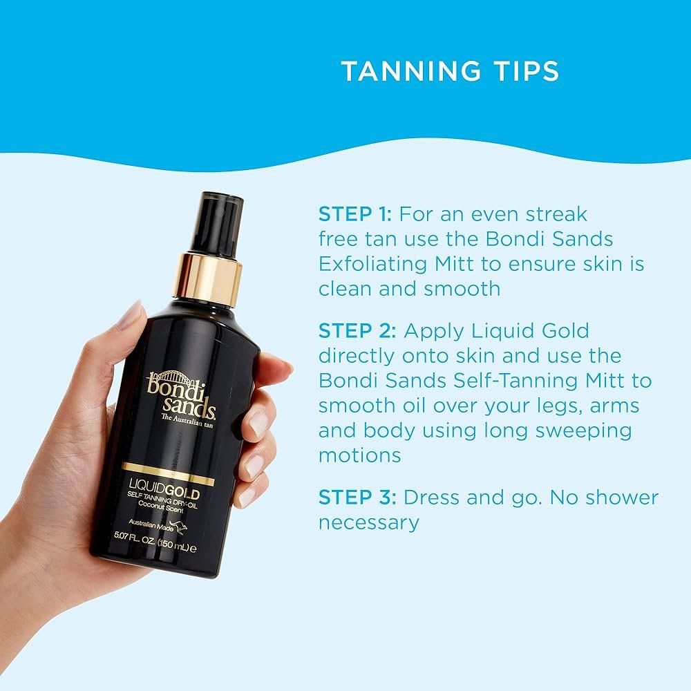 Bondi Sands Liquid Gold Self Tanning Dry Oil 150ml 2
