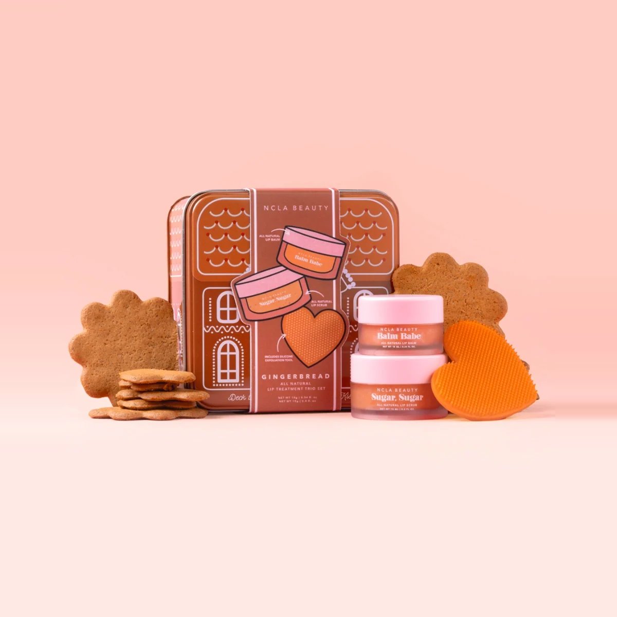 NCLA Beauty Gingerbread Lip Treatment Set 4