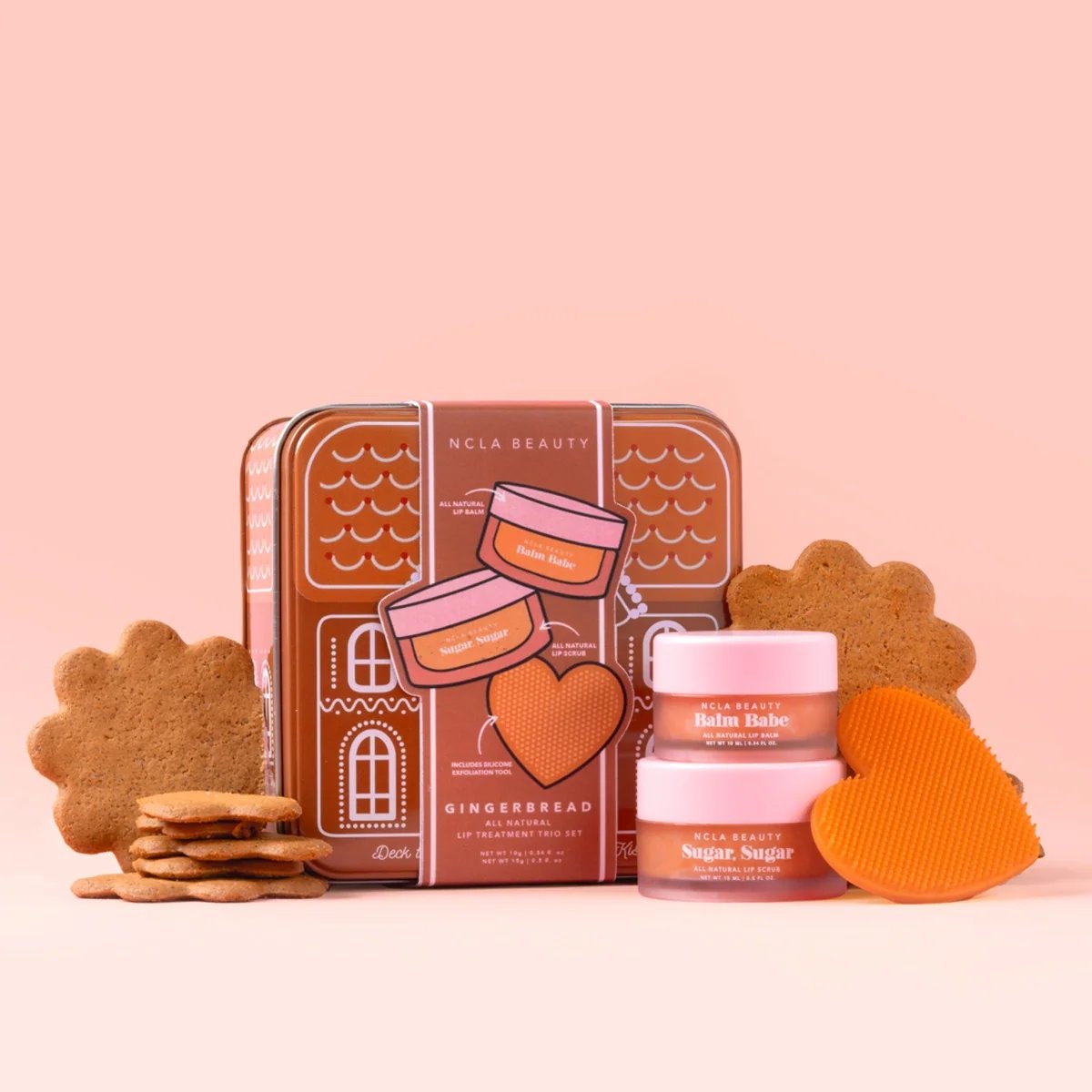 NCLA Beauty Gingerbread Lip Treatment Set 3