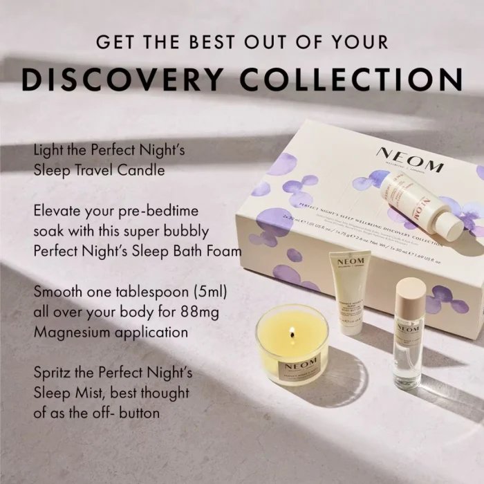 Neom Organics Perfect Night’s Sleep Wellbeing Discovery Collection + Festive Sleeve 4
