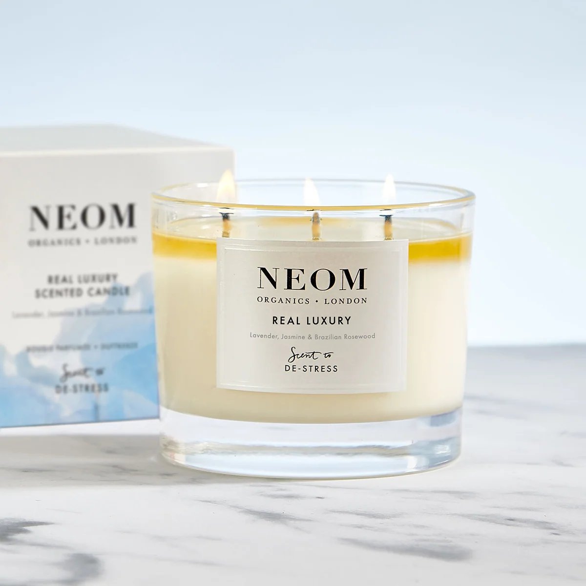 Neom Organics Real Luxury Scented Candle (3 Wicks) 4