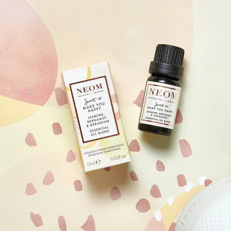 Neom Organics Jasmine, Bergamot & Geranium Essential Oil Blend 10ml 30ml 2