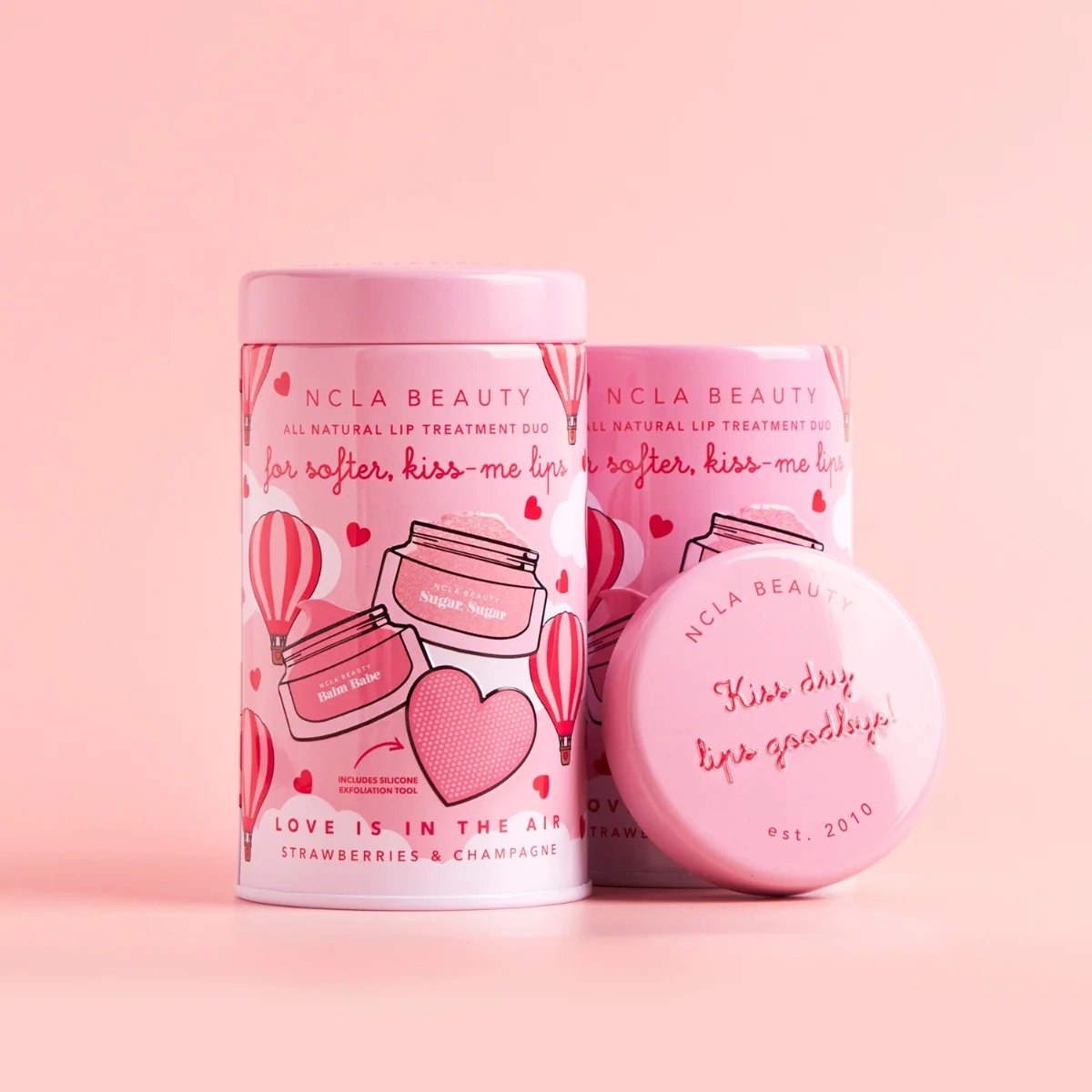 NCLA Beauty Love is in the Air Lip Care Set + Lip Scrubber 10ml + 15ml 2